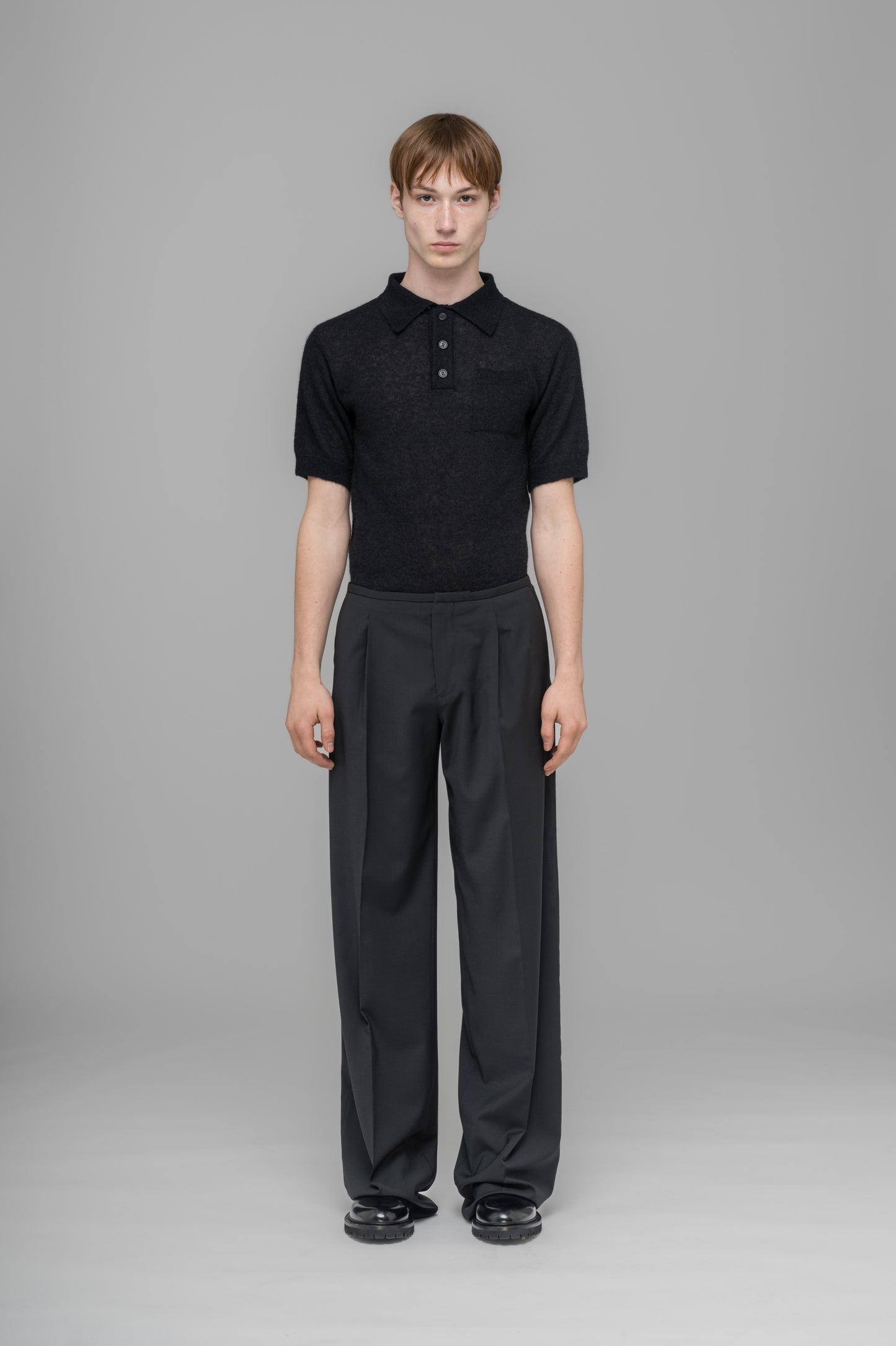 "032c OFFICE ATTIRE" WIDE LEG SUIT PANTS