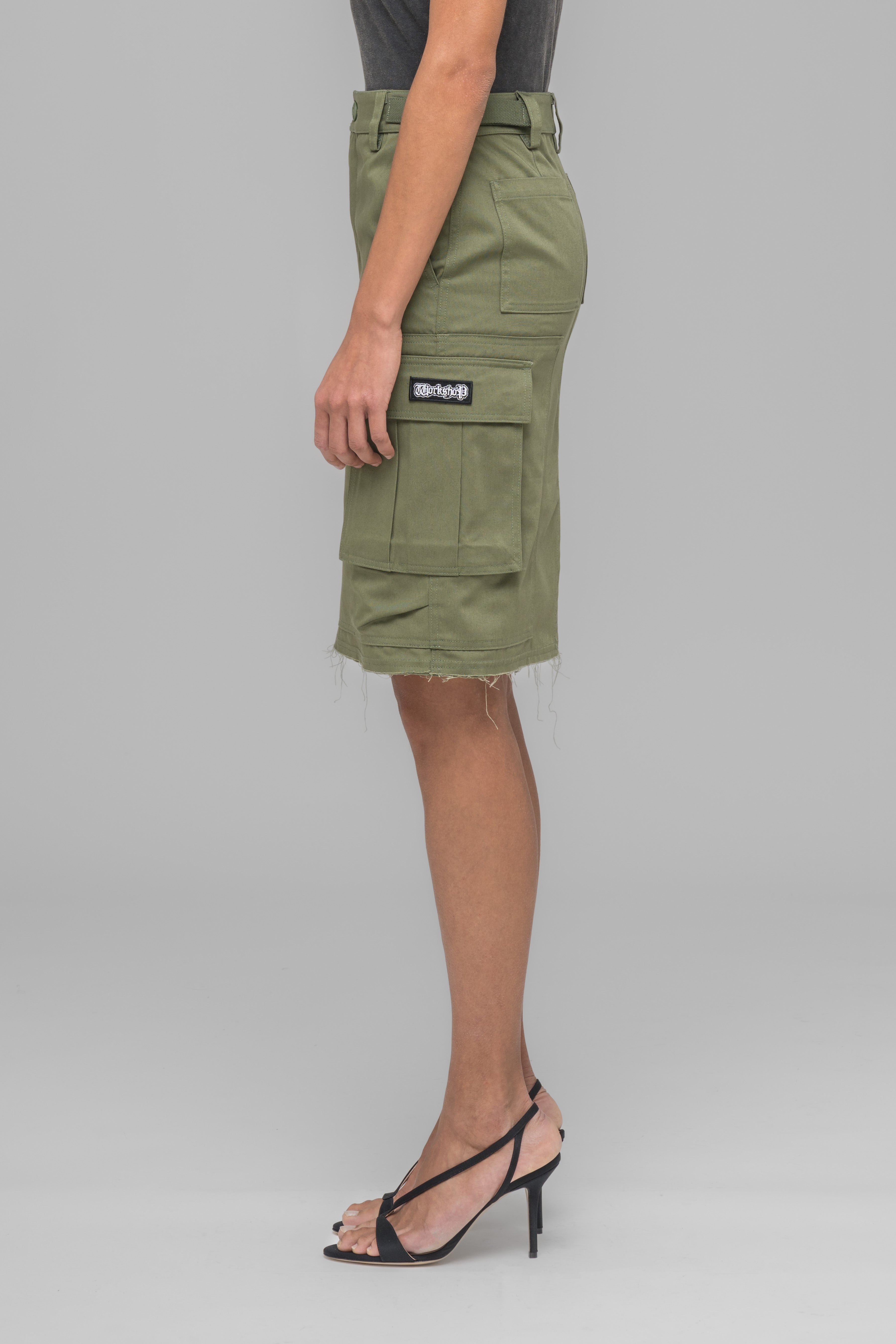 "MY OWN MIND" CARGO SKIRT - 032c