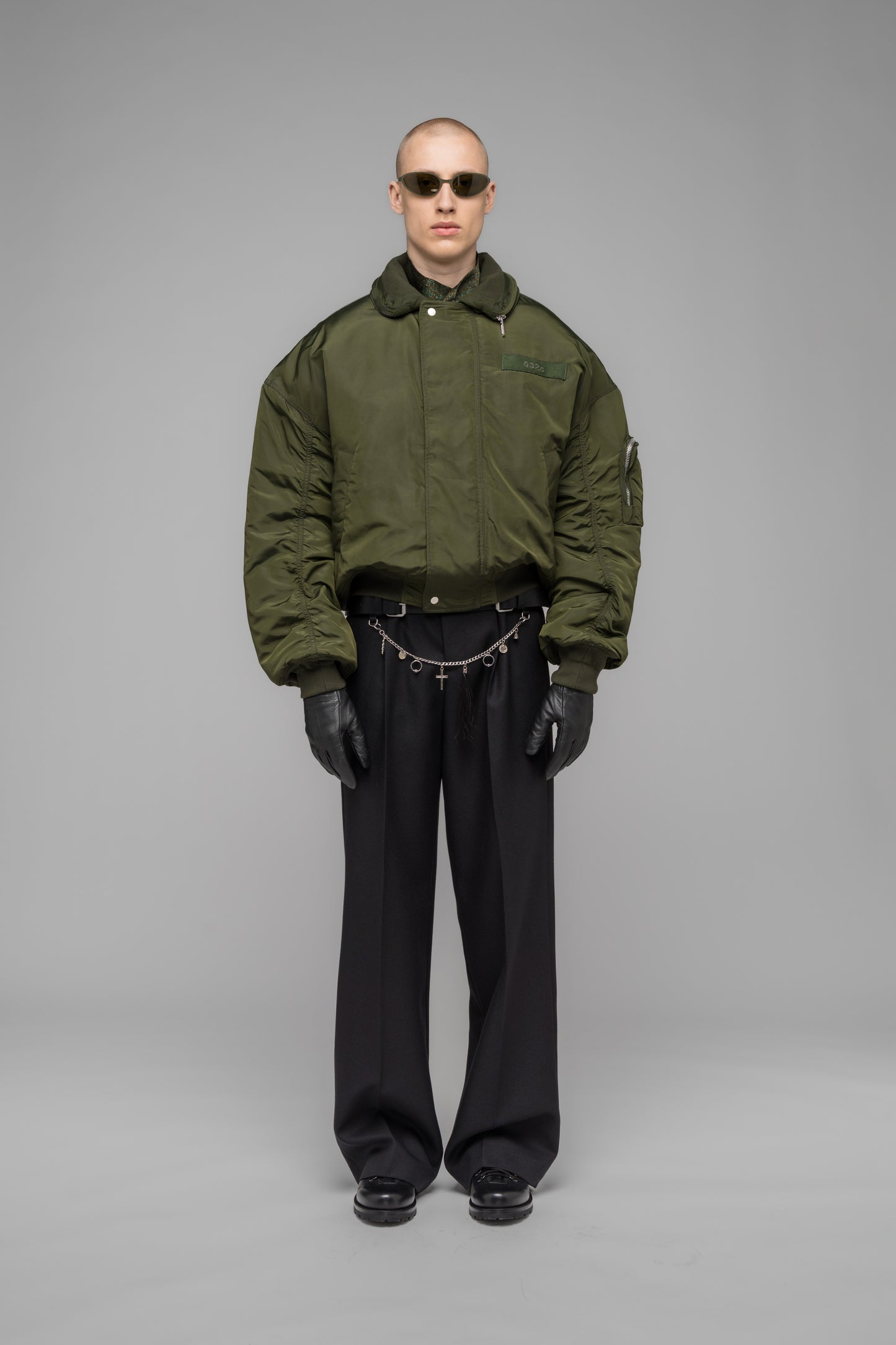 "HUNTING" BOMBER JACKET