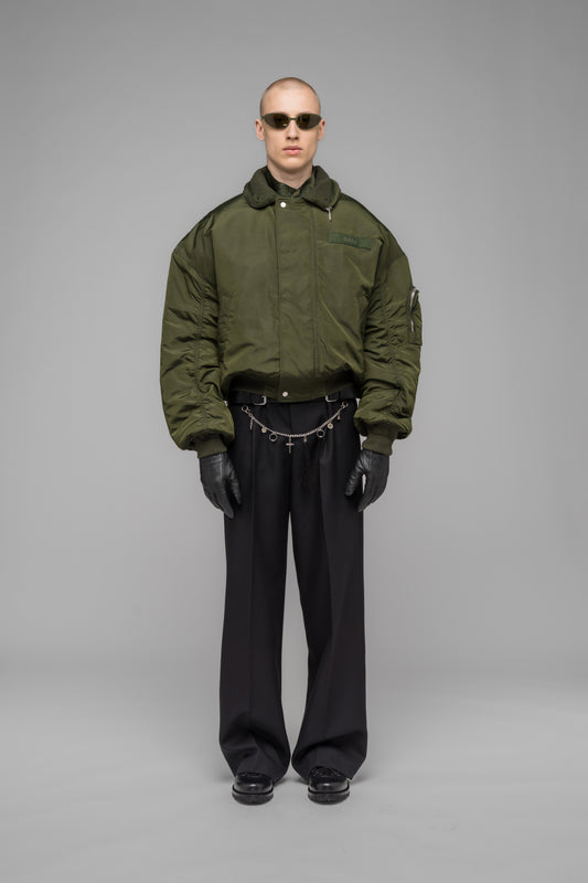 "HUNTING" BOMBER JACKET