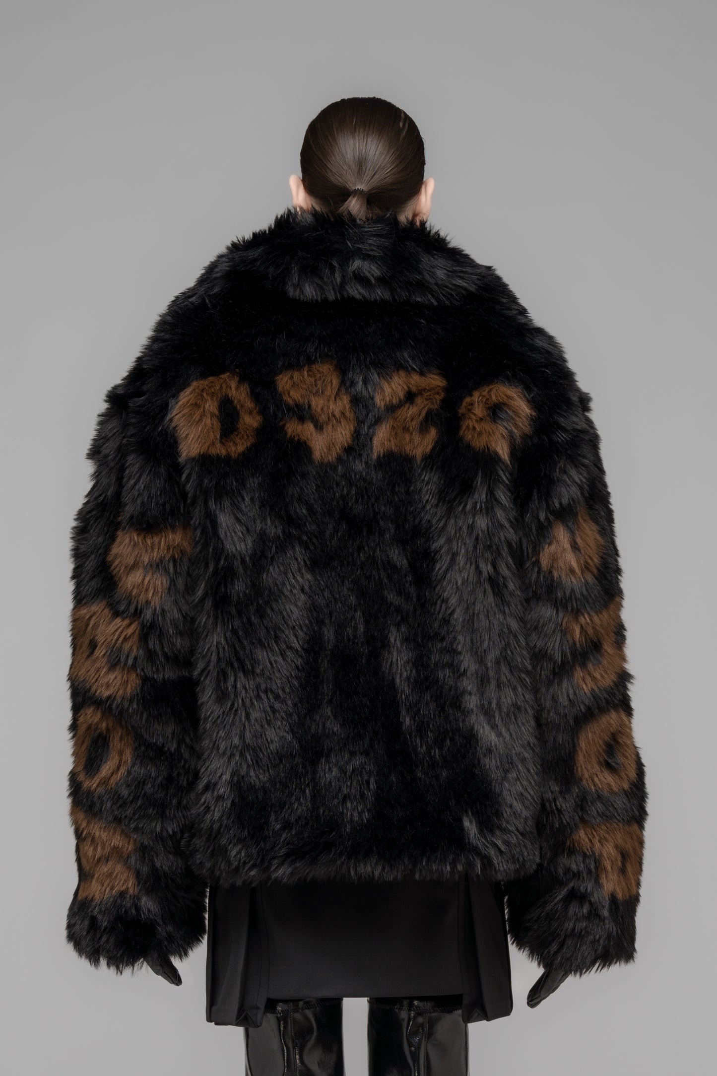 "MUDDY" FAUX FUR BLOUSON