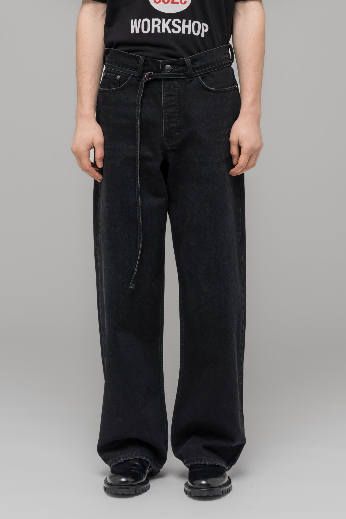 "DOWN TO EARTH" WIDE LEG JEAN