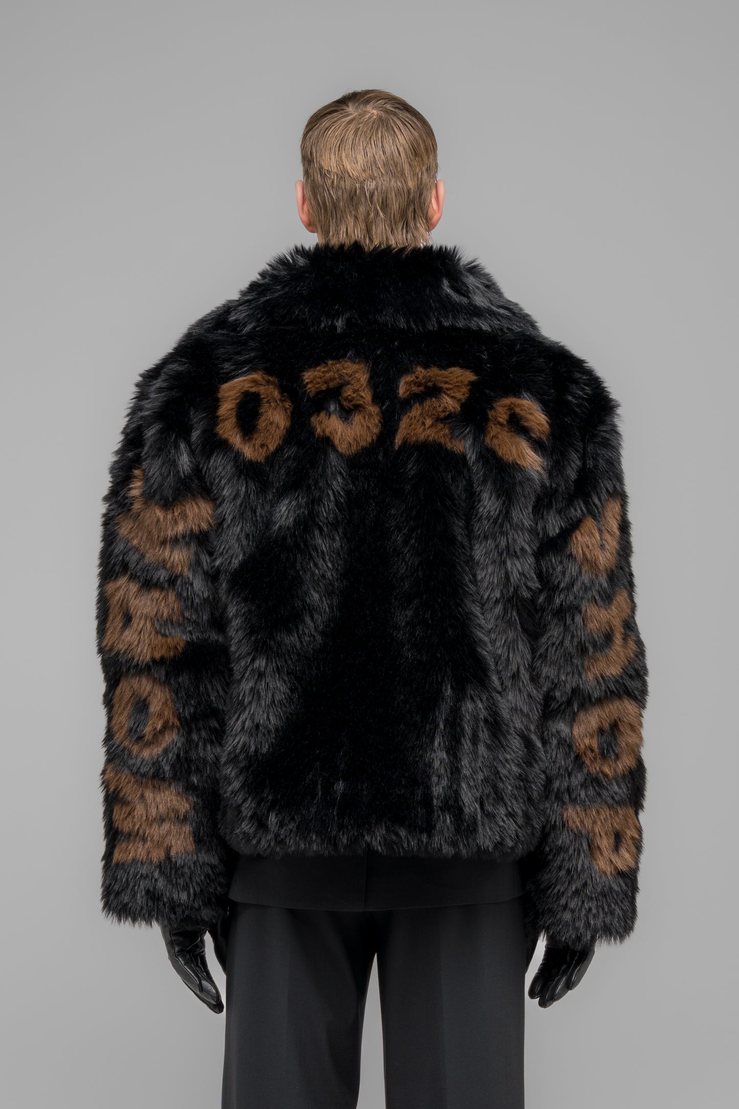 "MUDDY" FAUX FUR BLOUSON