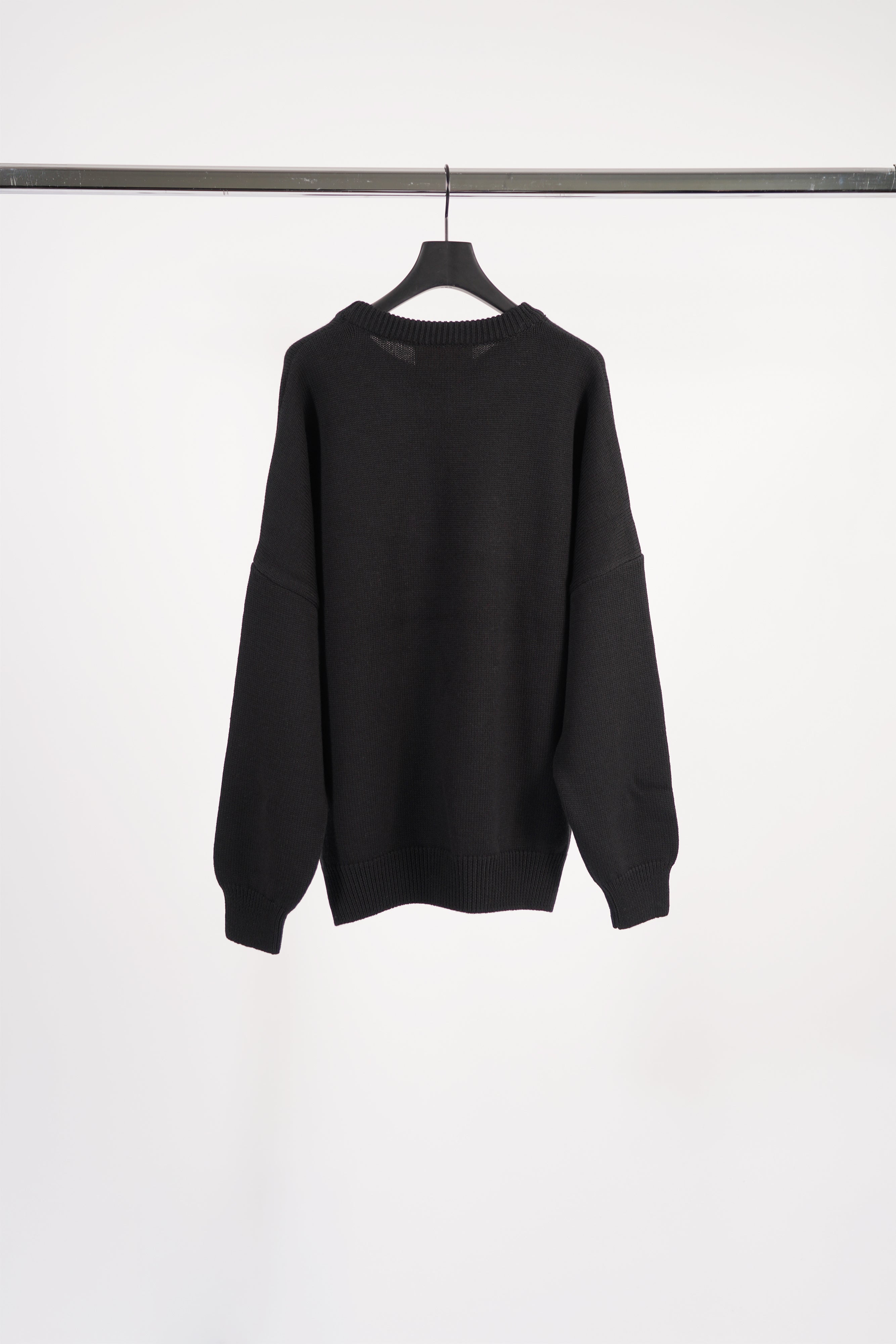 "SELFIE" SWEATER BLACK&RED