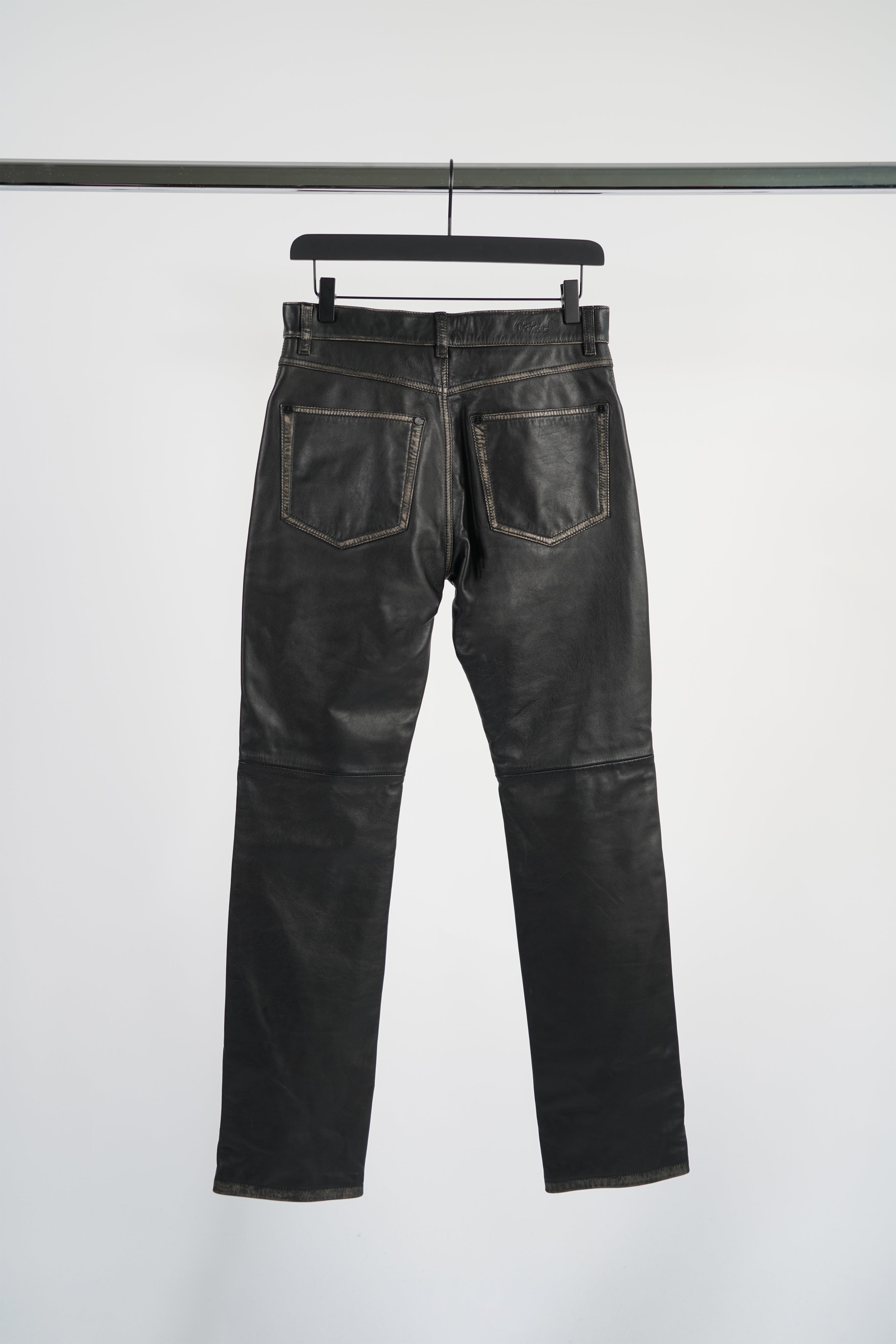 "UMA" LEATHER TROUSERS