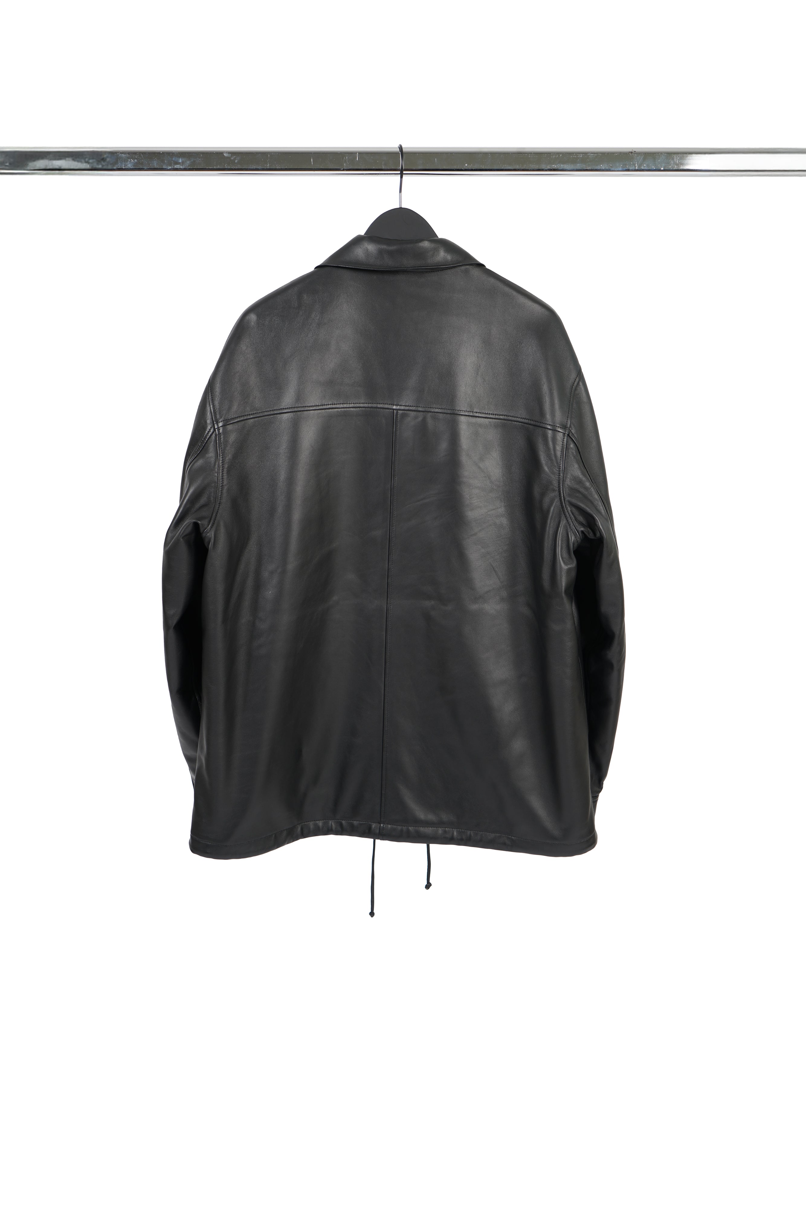 LEATHER COACH JACKET