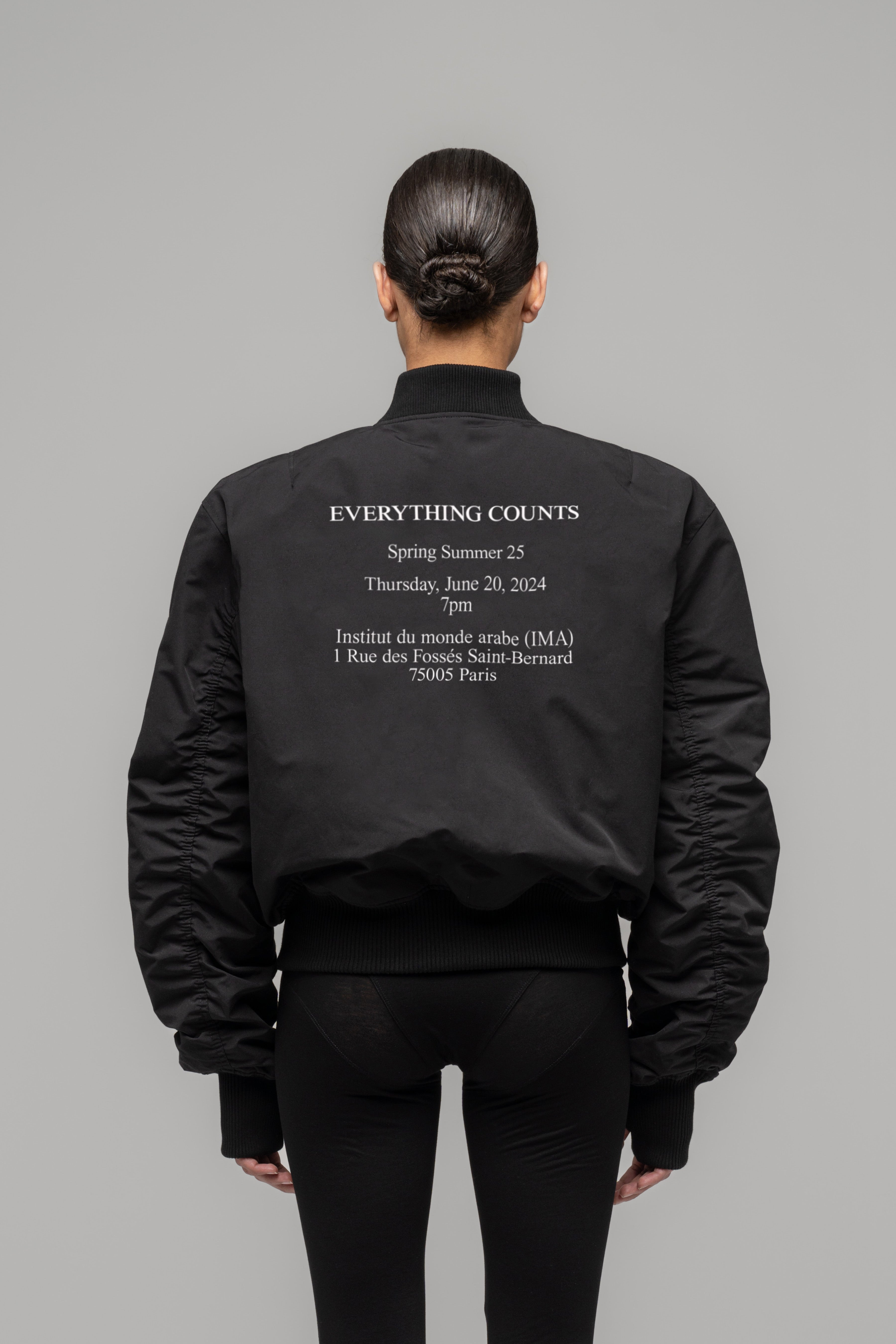 "GUEST LIST" CLASSIC BOMBER JACKET - 032c