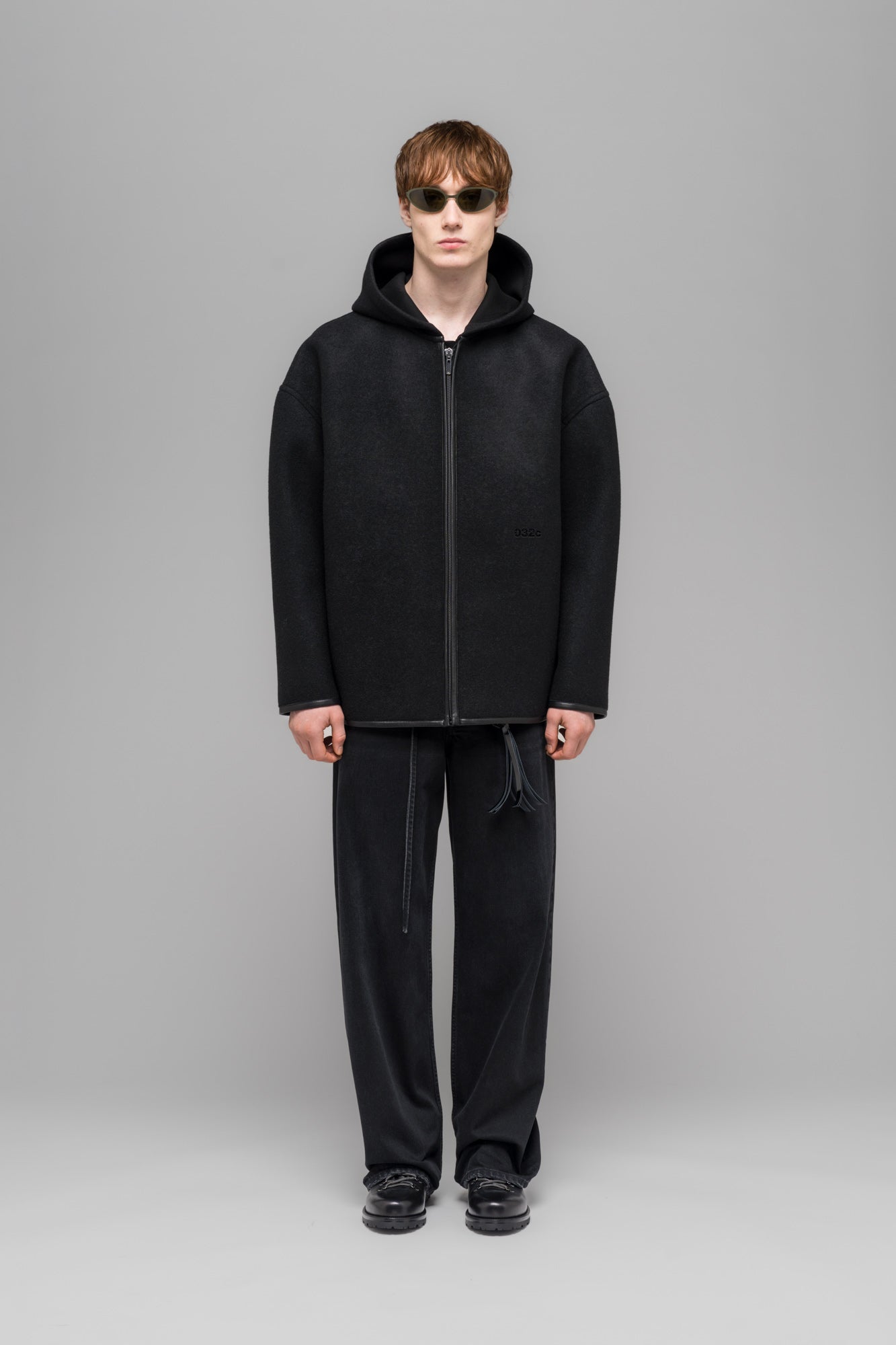 NEOPRENE ZIP UP HOODED JACKET