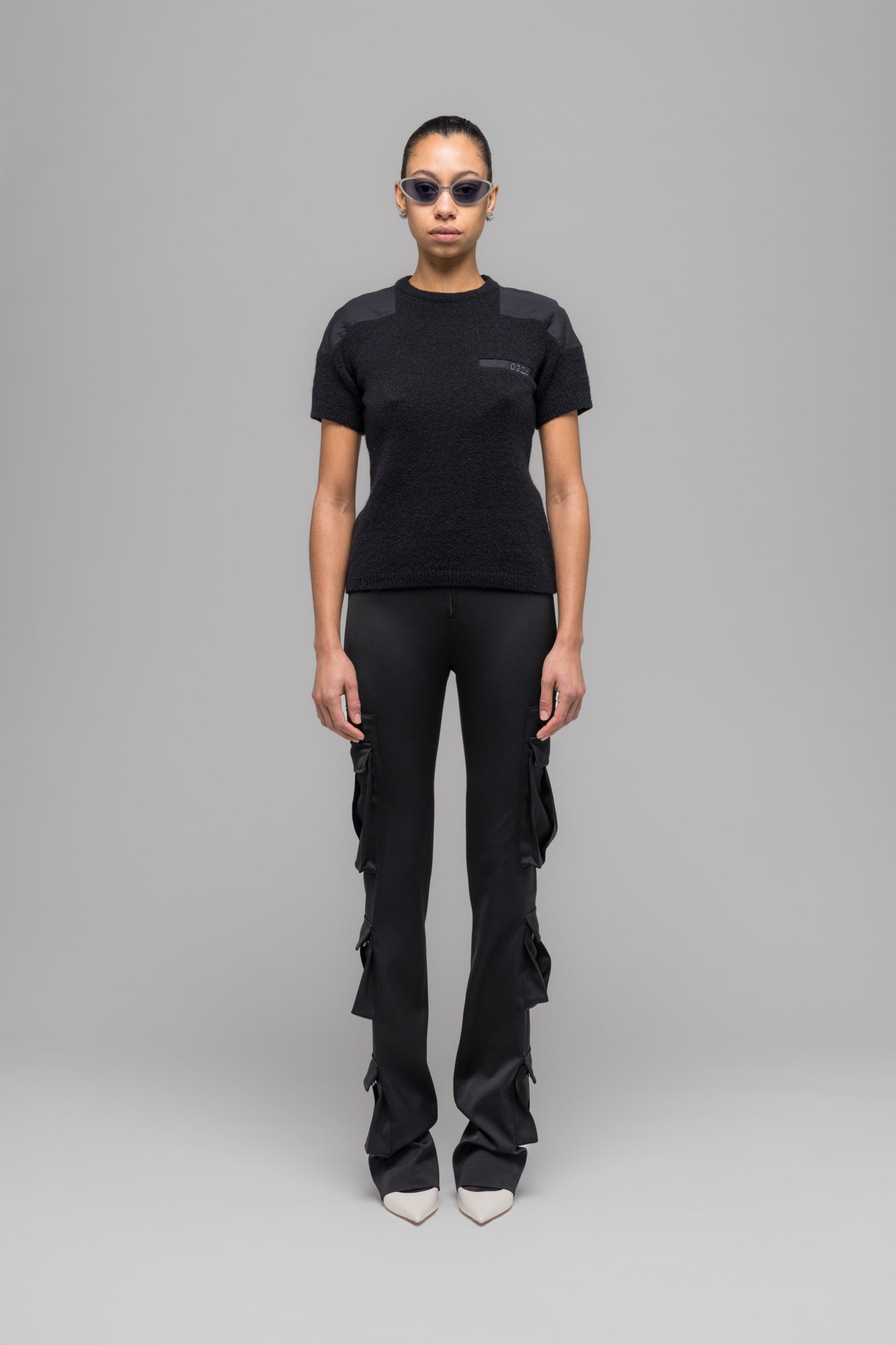 "FLUFFY" KNIT T-SHIRT