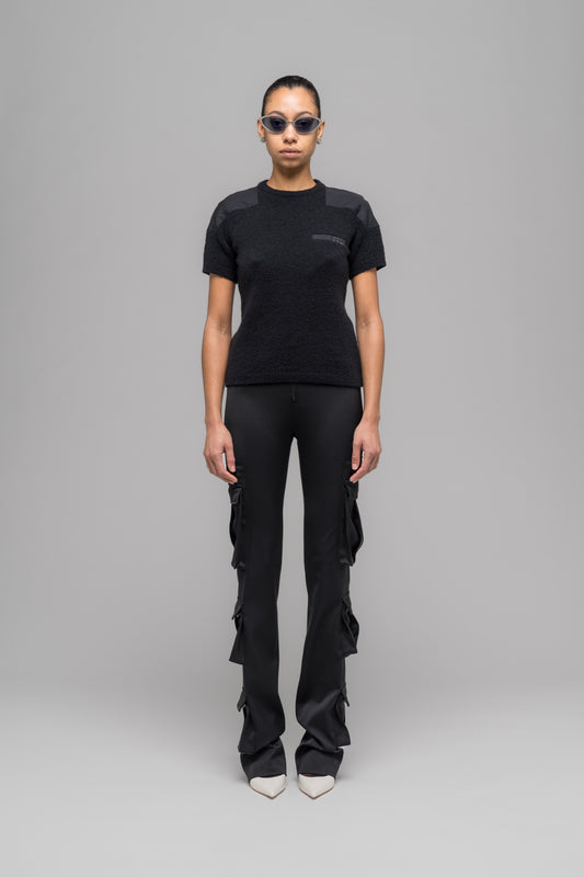 "FLUFFY" KNIT T-SHIRT