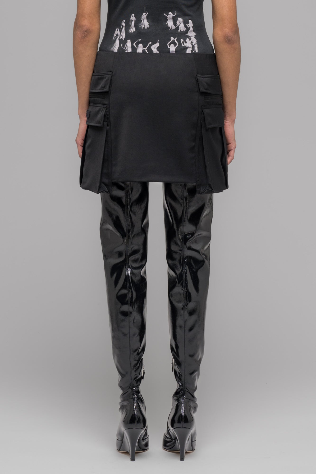 "NUCLEAR" TIGHT SUIT SKIRT