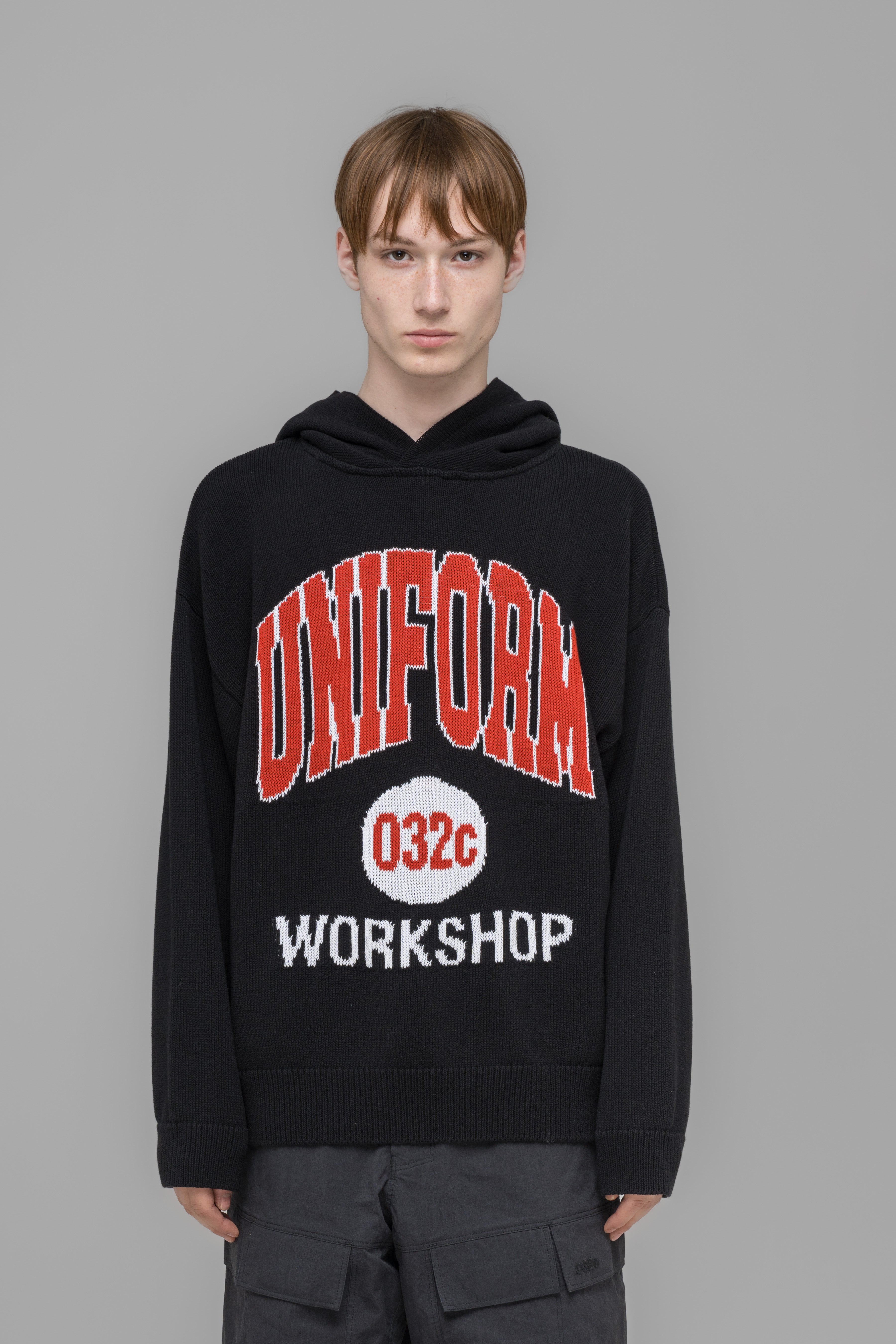 KNITTED HOODIE – 032c KNITTED HOODIE – 032c