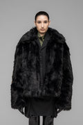 "MUDDY" FAUX FUR BLOUSON