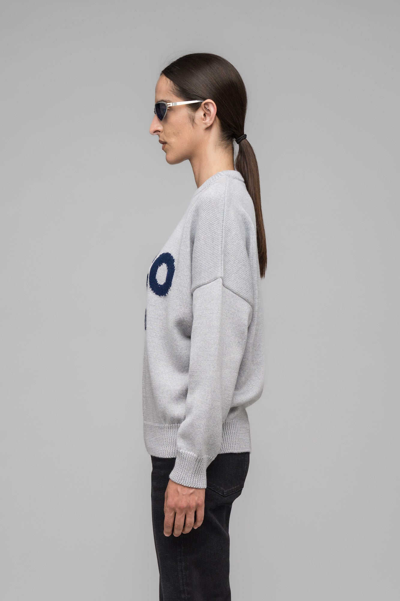 SELFIE SWEATER GREY MELANGE - 032c