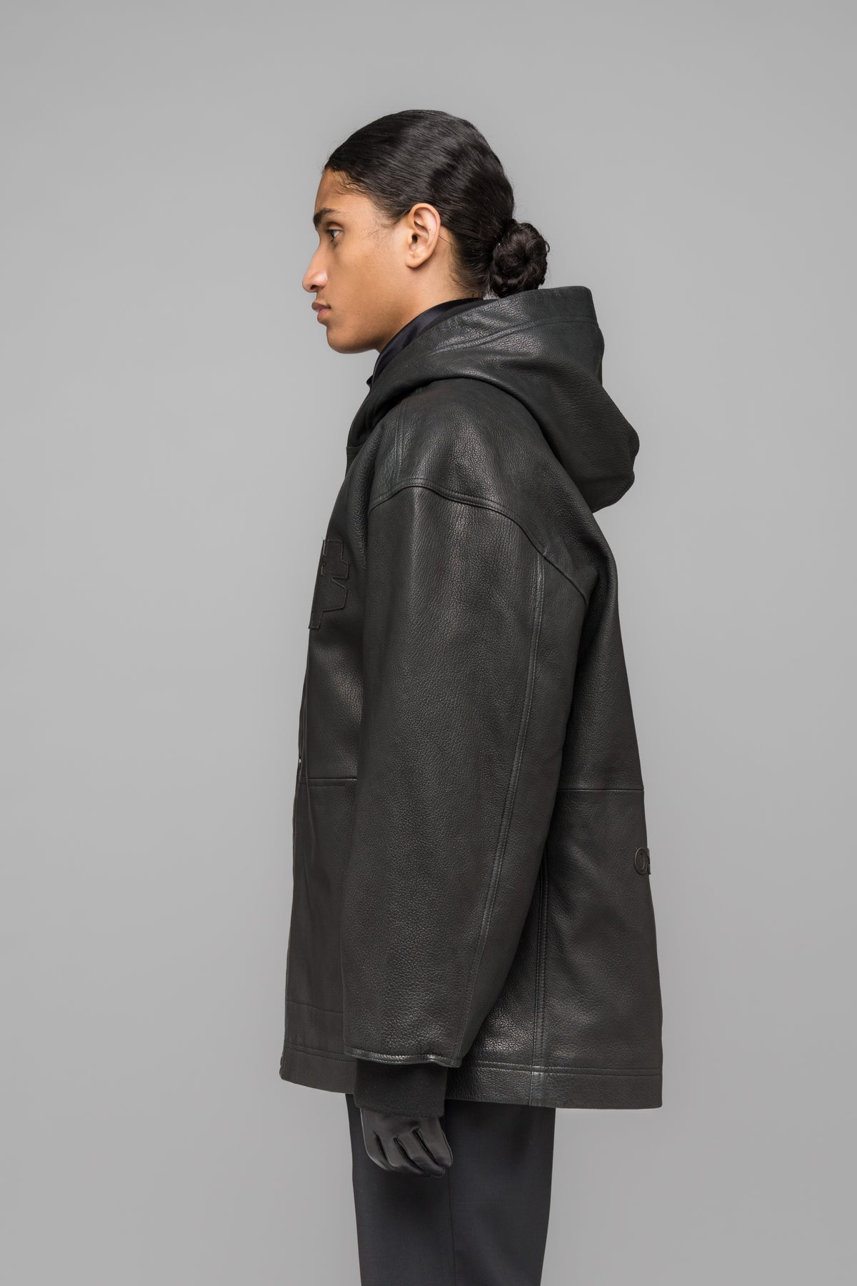 LEATHER COACH JACKET