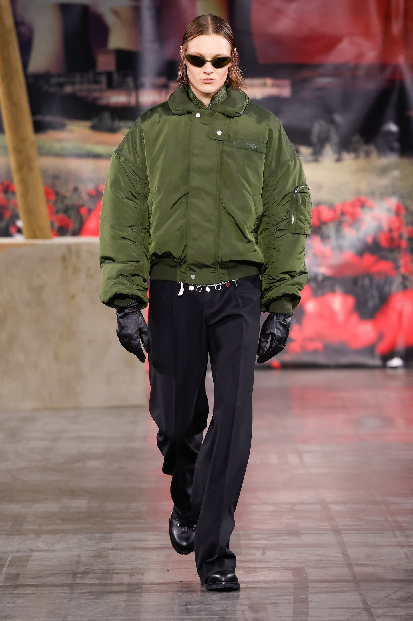 "HUNTING" BOMBER JACKET