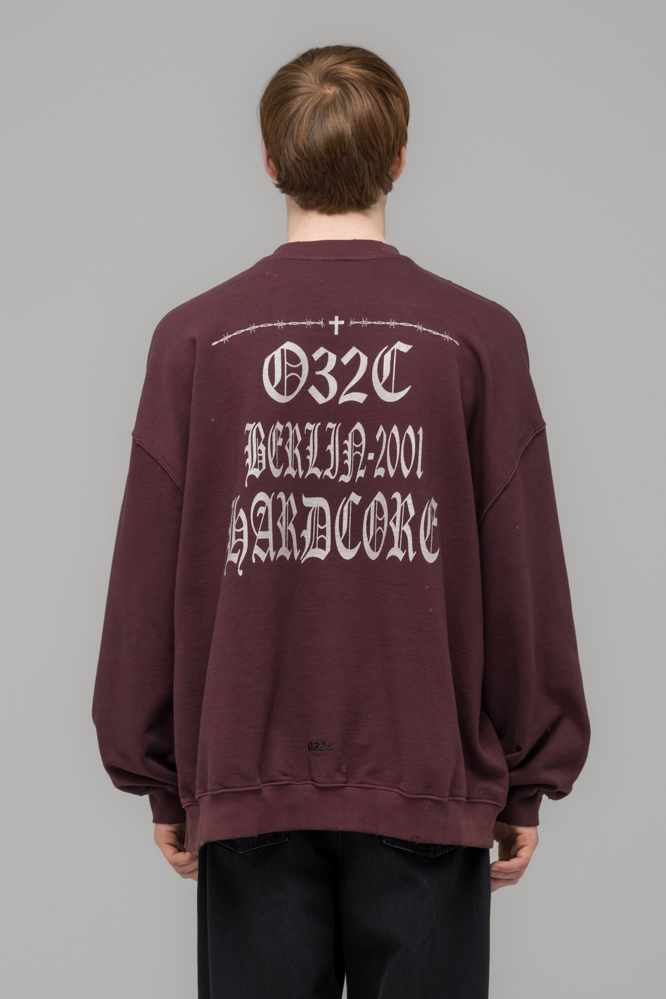 "HARDCORE SINCE 2001" OVERSIZED CREWNECK