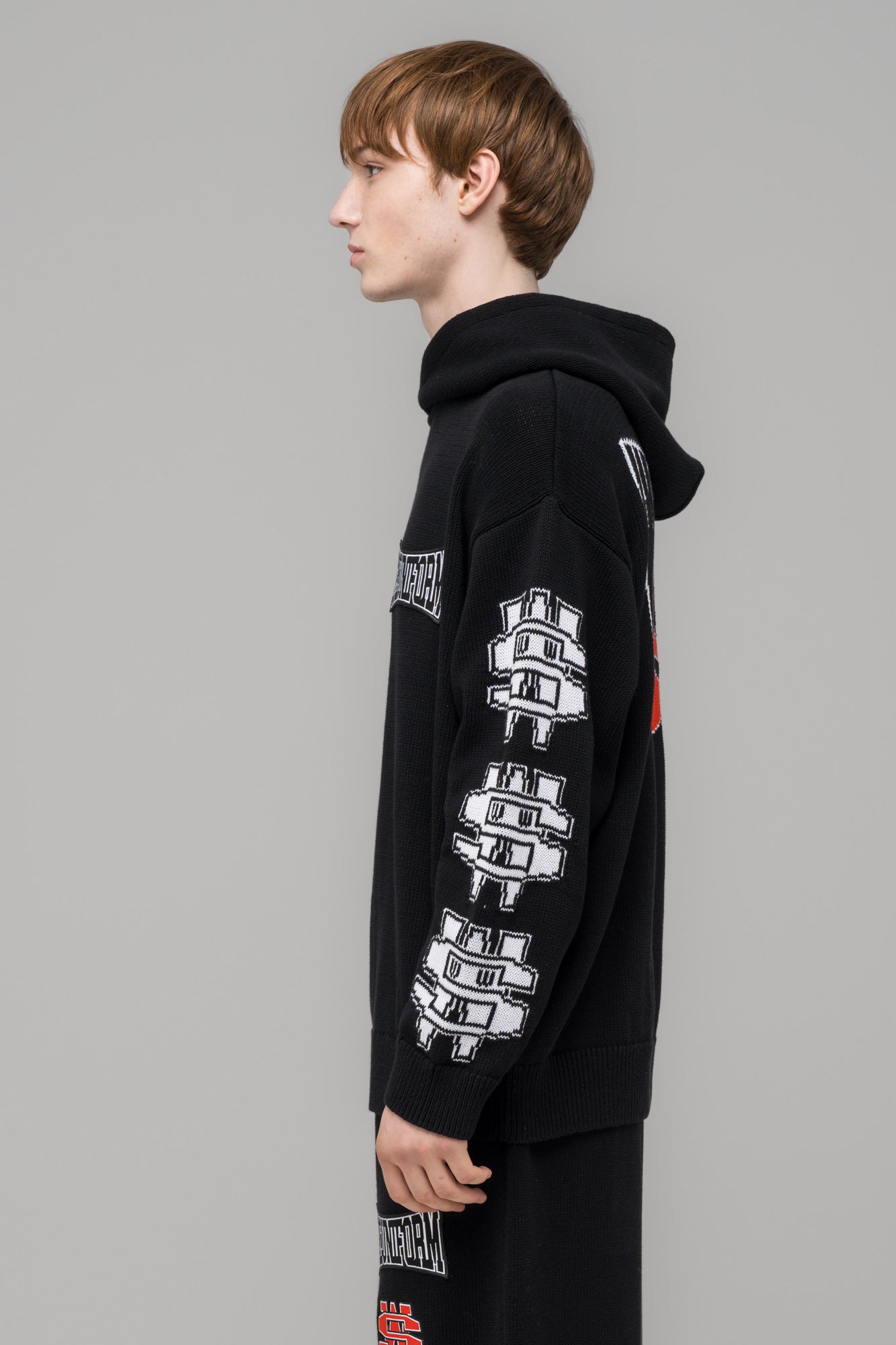 "ONE DOLLAR BILL" KNIT HOODIE