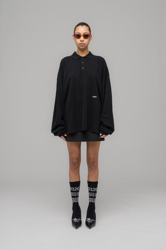 "SPEED DEVIL" LS POLO SHIRT