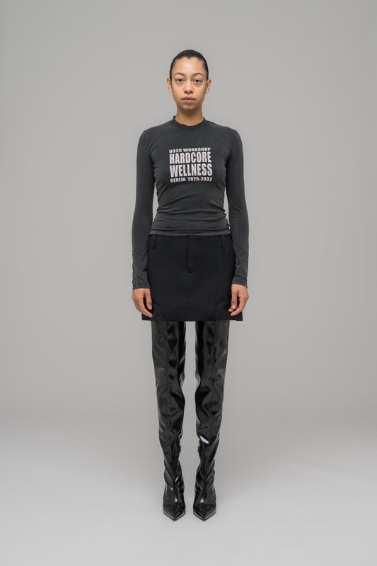 "HARDCORE WELLNESS" TIGHT LONGSLEEVE