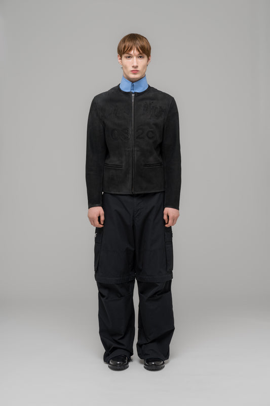 "THISTLES" LEATHER JANKER