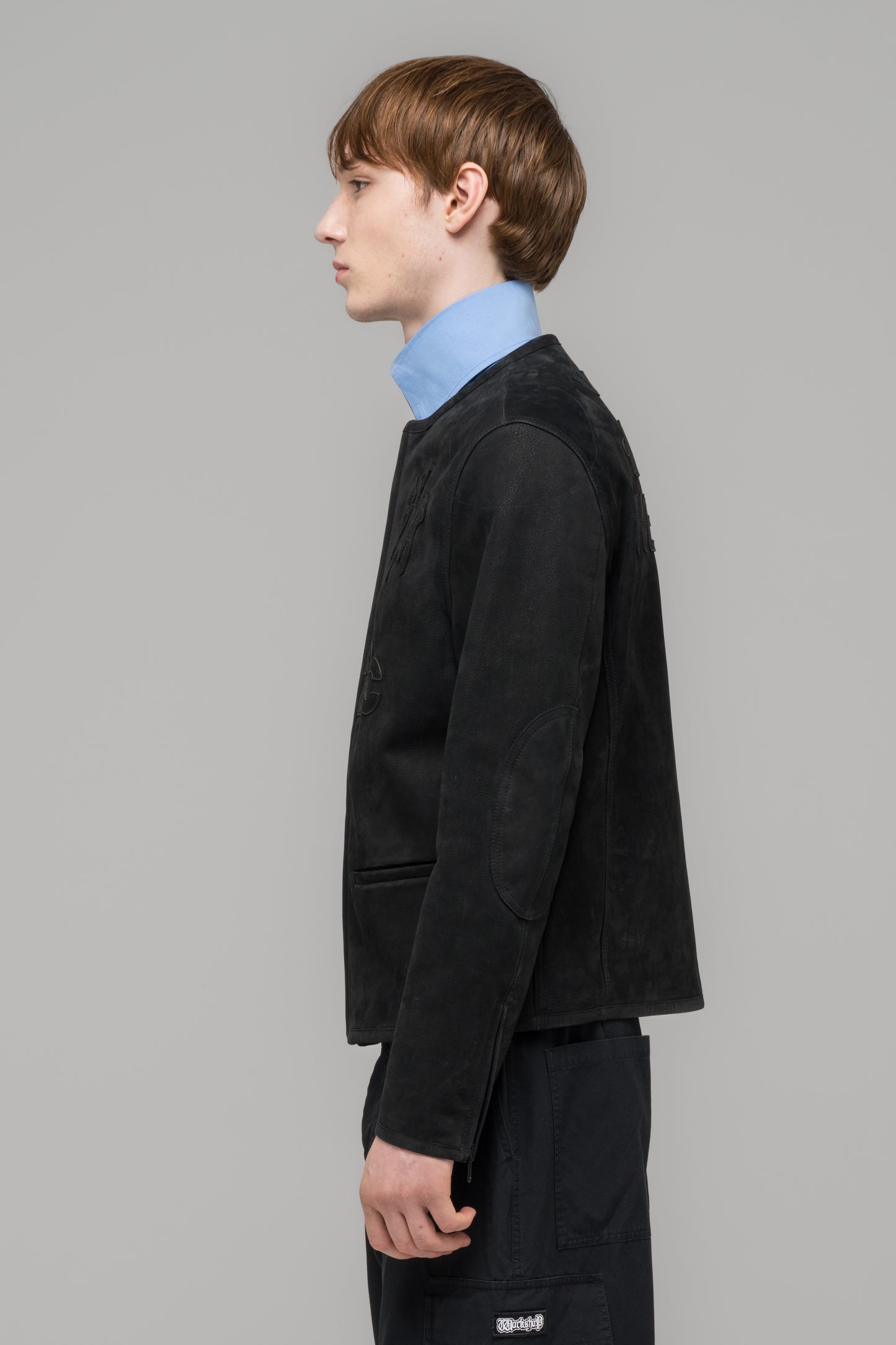 "THISTLES" LEATHER JANKER