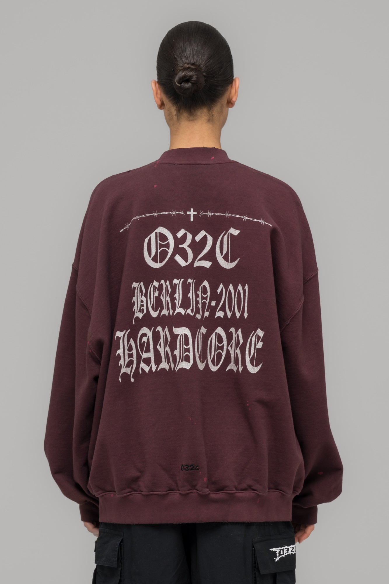 "HARDCORE SINCE 2001" OVERSIZED CREWNECK