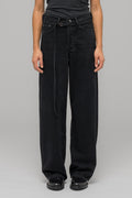 "DOWN TO EARTH" WIDE LEG JEAN