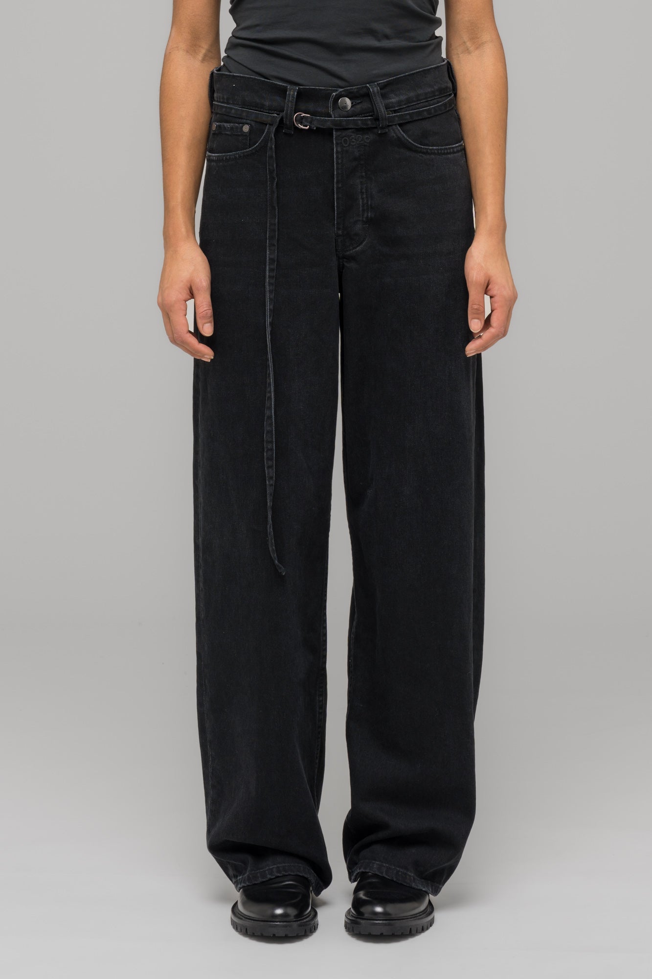 "DOWN TO EARTH" WIDE LEG JEAN