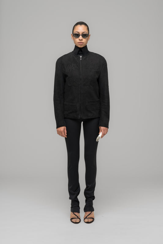 "THISTLES" LEATHER JANKER