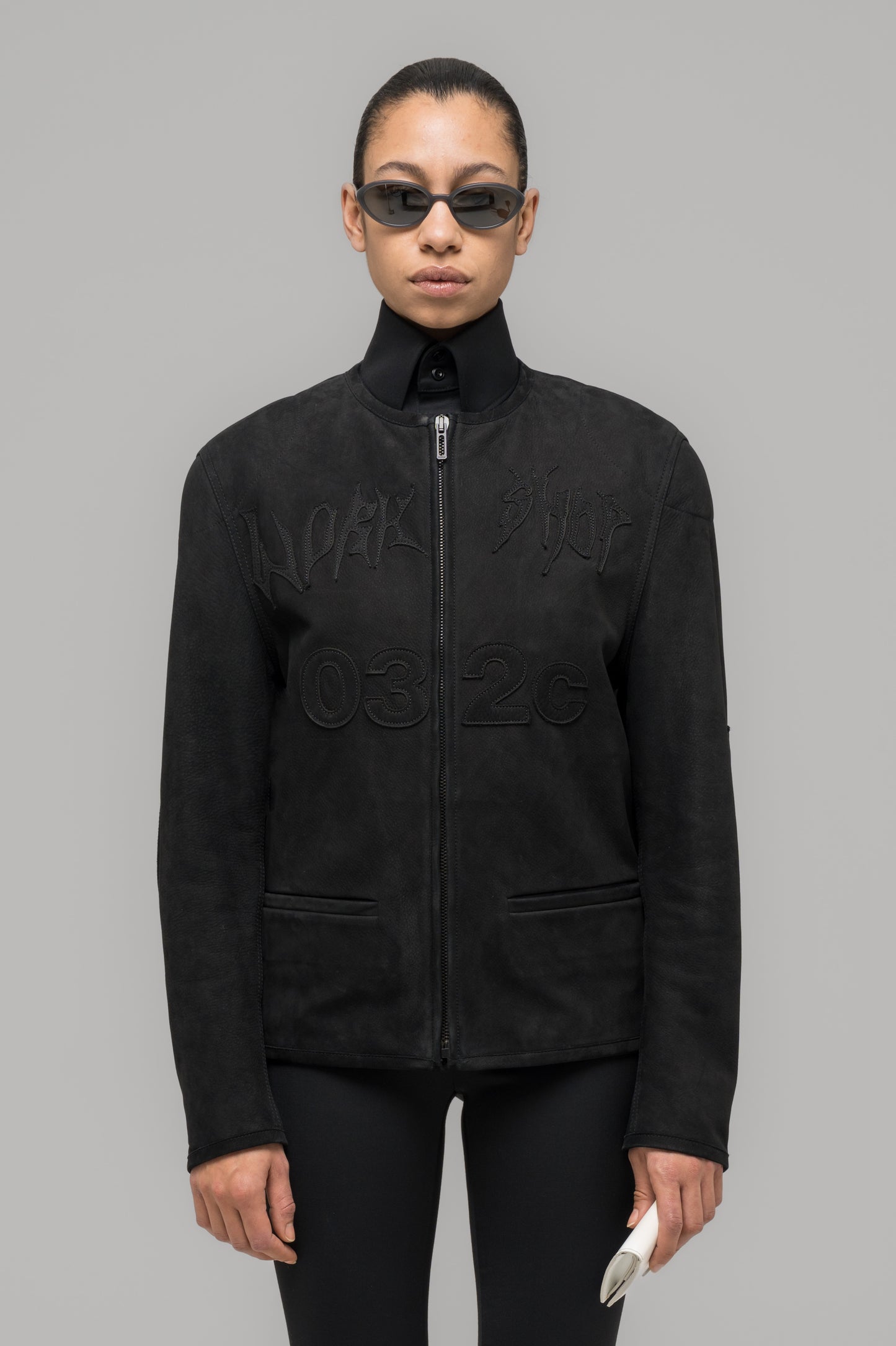 "THISTLES" LEATHER JANKER