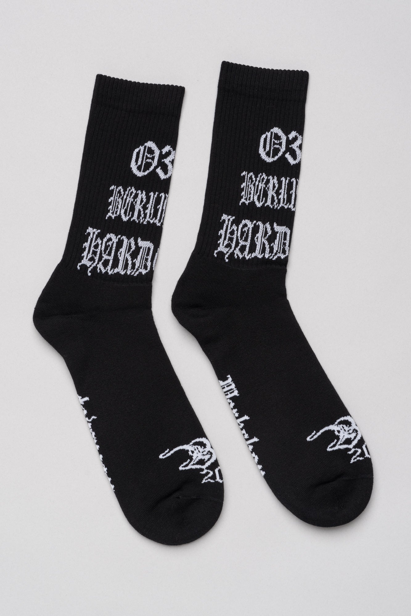 "HARDCORE SINCE 2001" SOCKS