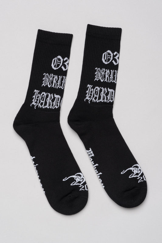 "HARDCORE SINCE 2001" SOCKS