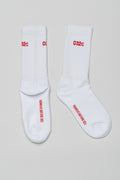 032c Socks REMOVE BEFORE SEX White/Red