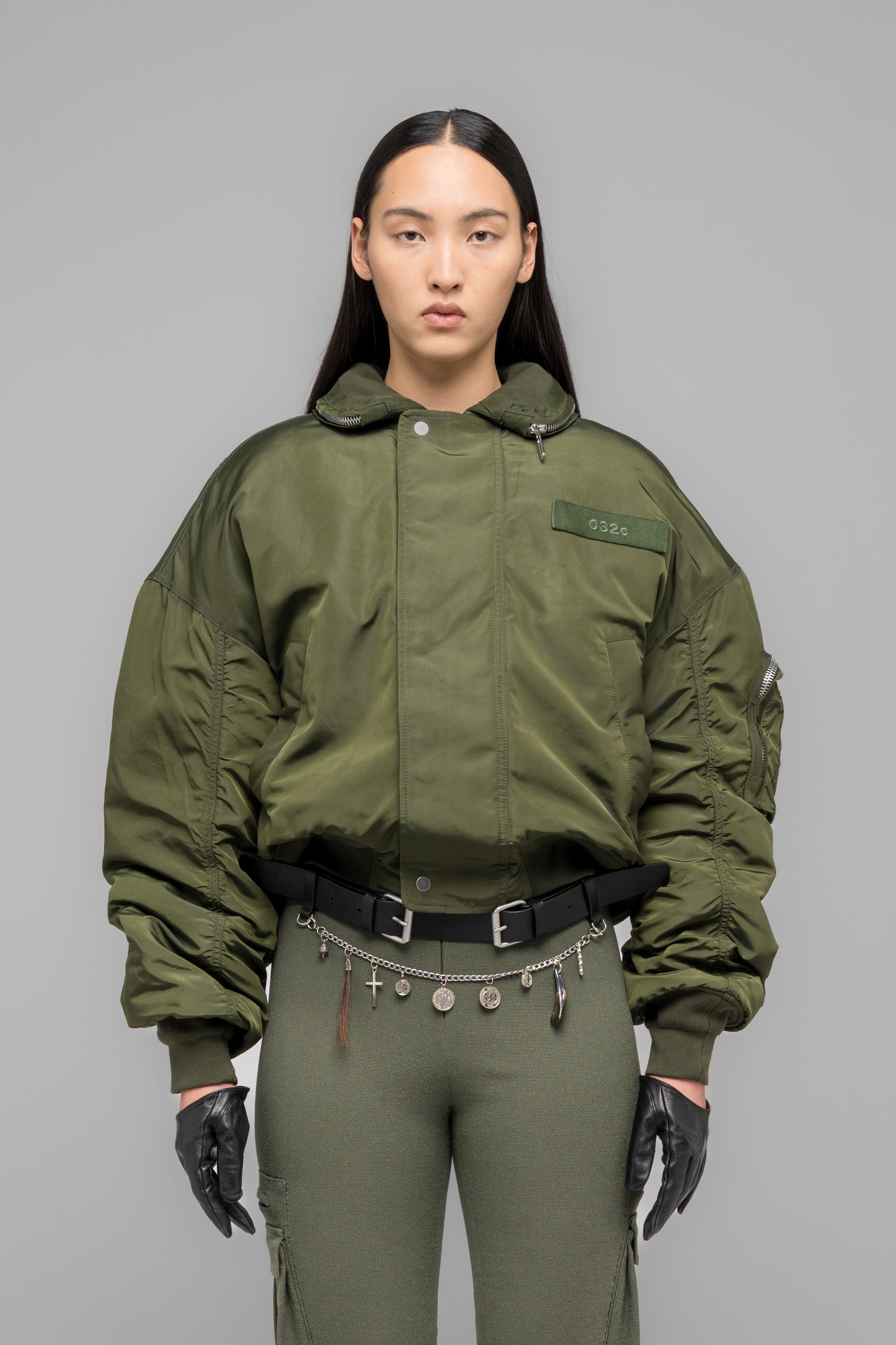 "HUNTING" BOMBER JACKET