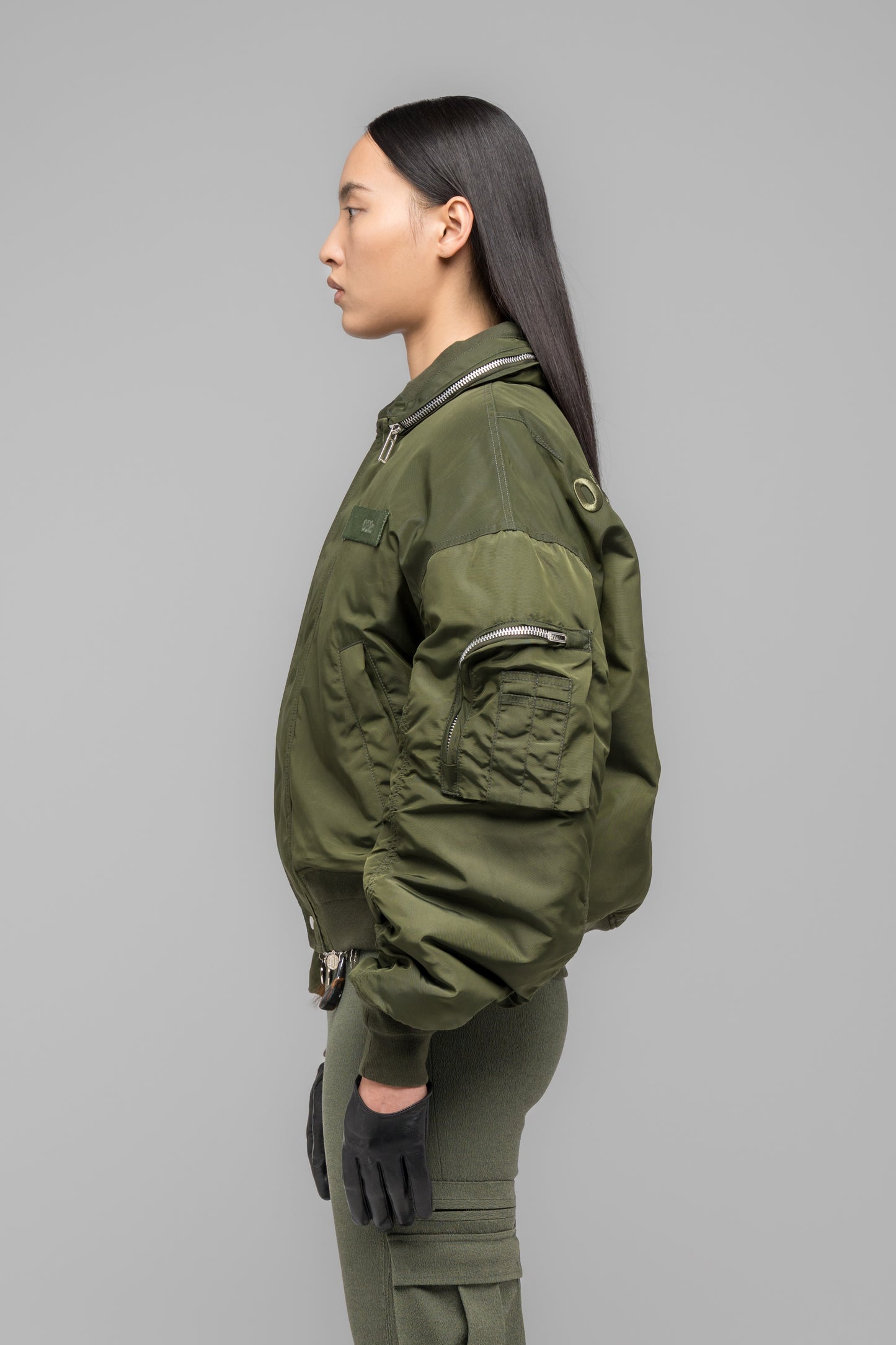 "HUNTING" BOMBER JACKET
