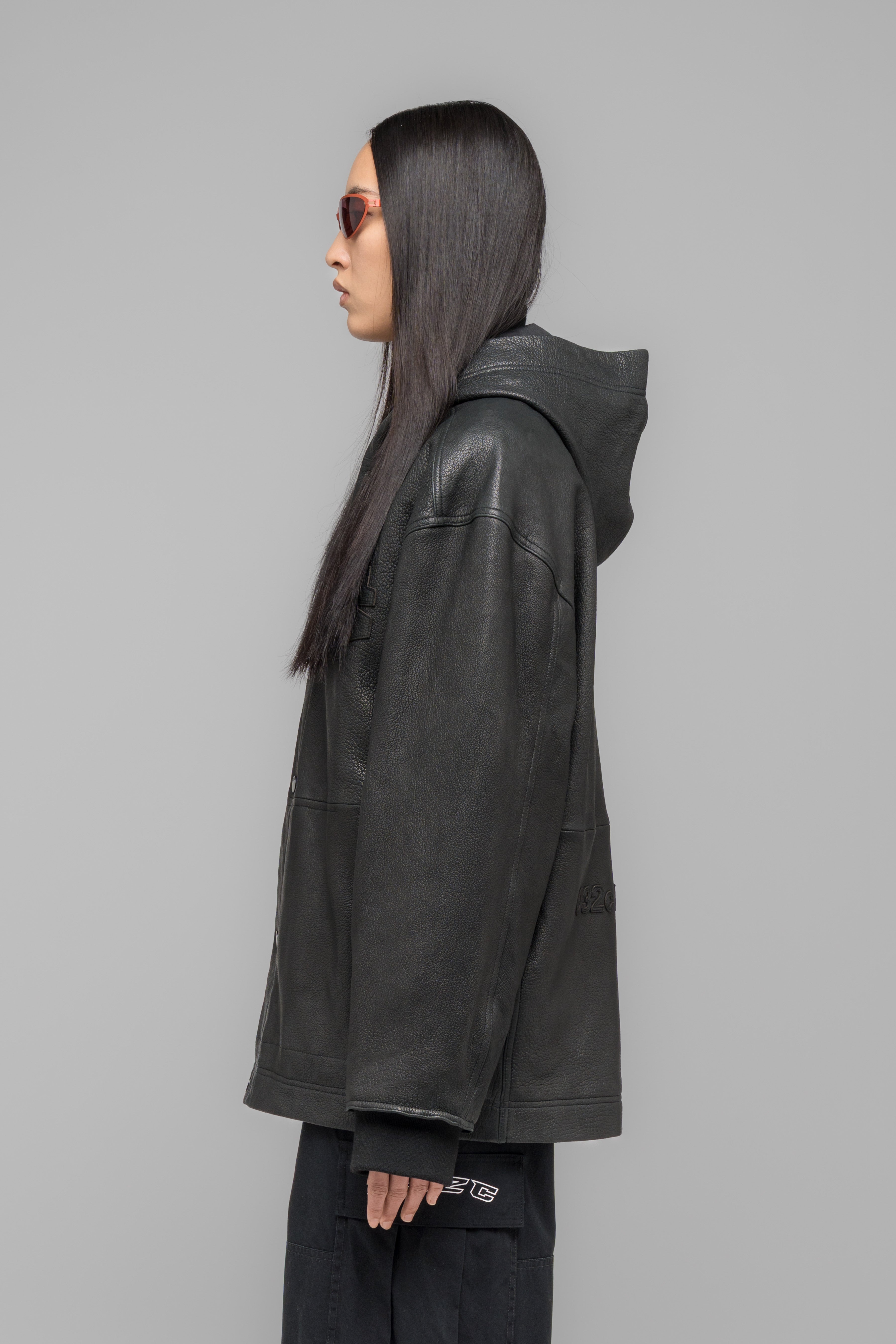 LEATHER COACH JACKET – 032c