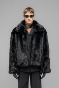 "MUDDY" FAUX FUR BLOUSON
