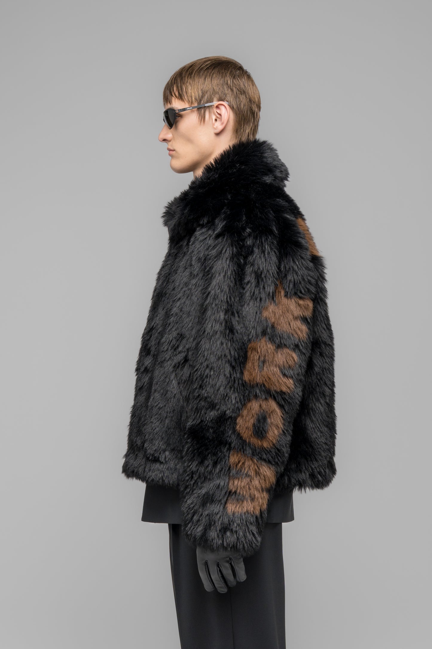 "MUDDY" FAUX FUR BLOUSON