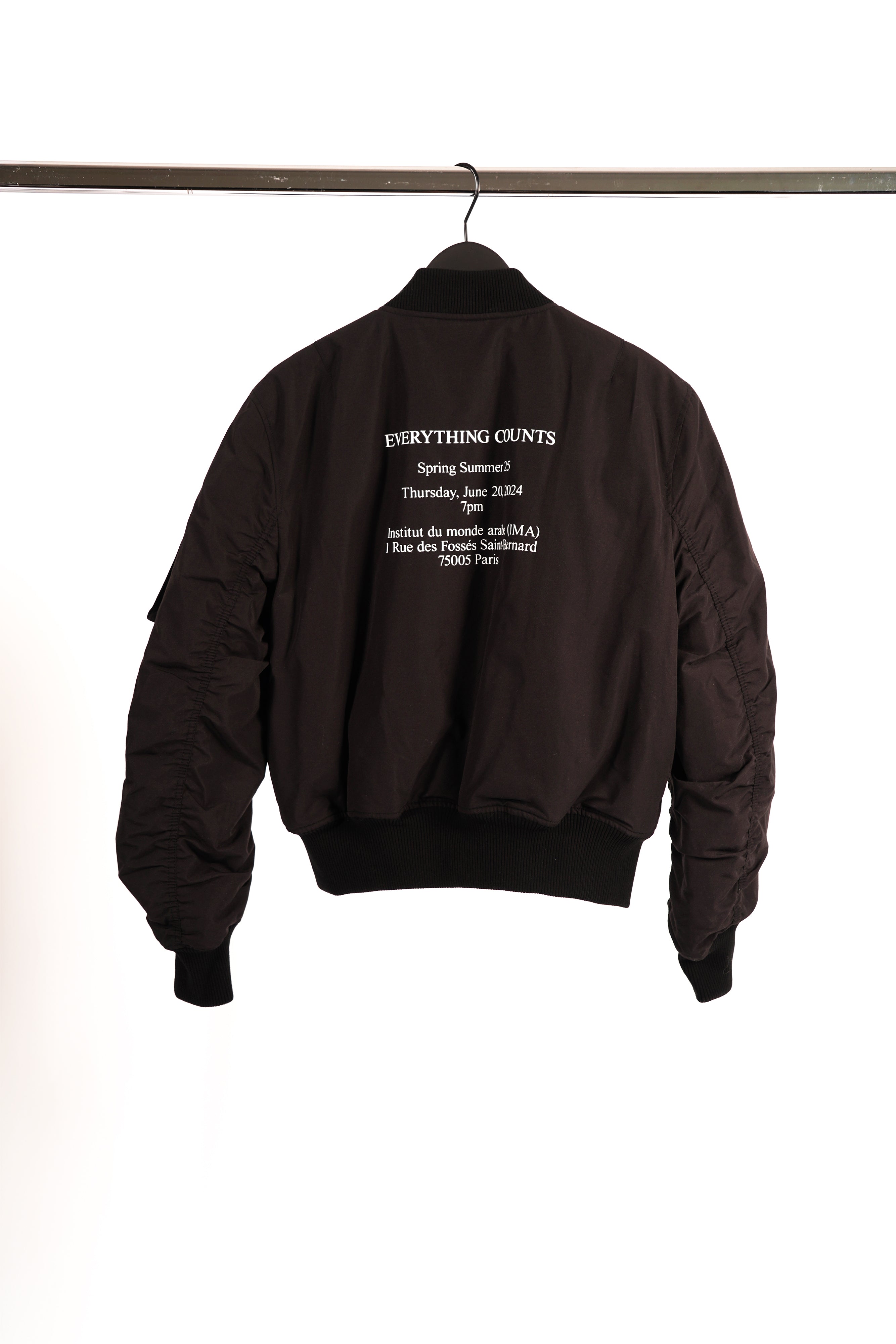 "GUEST LIST" CLASSIC BOMBER JACKET