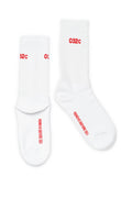"REMOVE BEFORE SEX" SOCKS WHITE/RED