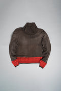 "TRAILER" KNIT TURTLENECK