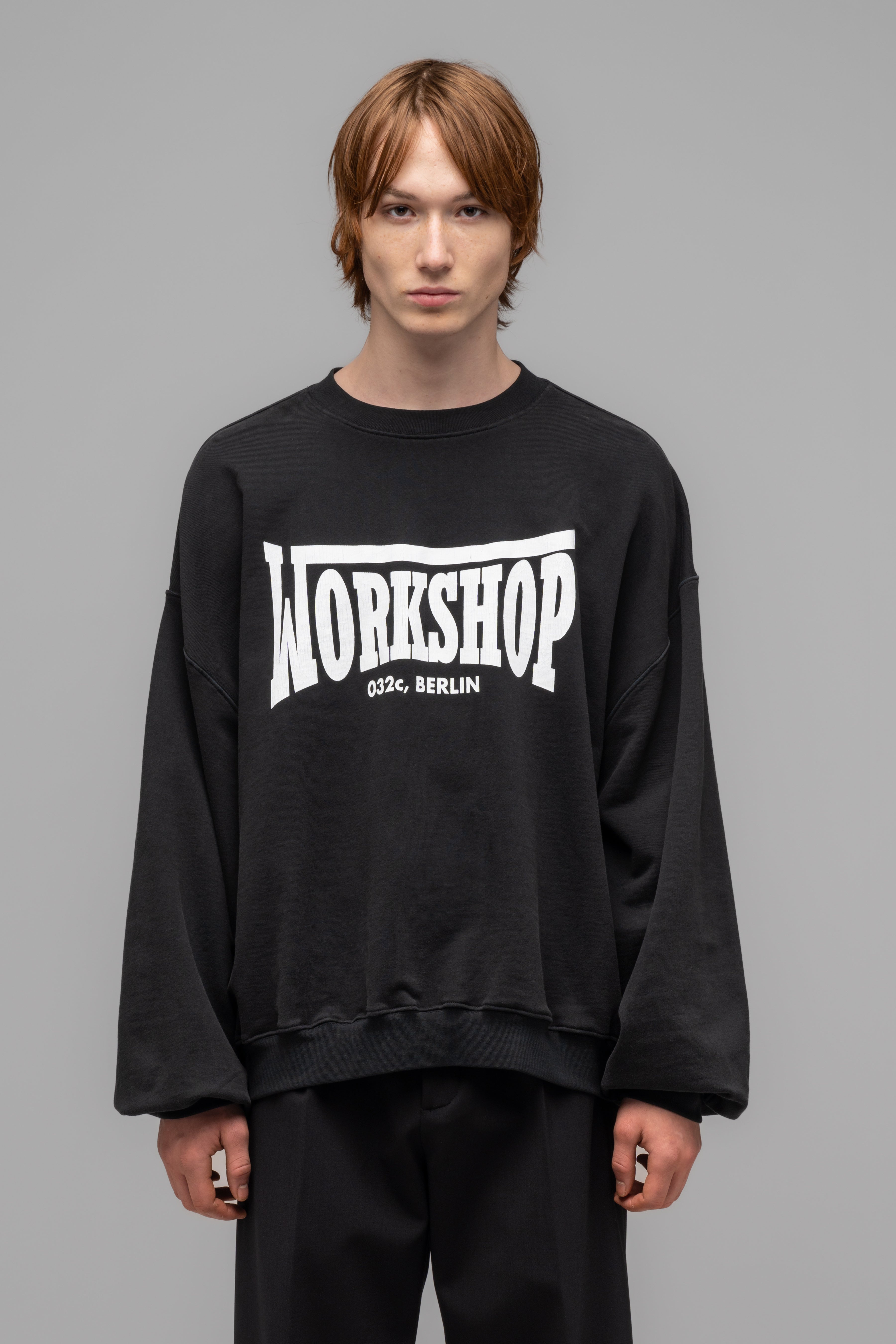 ウイングロックロゴ アンダーシャツ LサイズメイドインUSA CREWNECK WITH PRINT – 032c