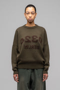 "SELFIE" SWEATER OLIVE DRAB