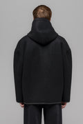 NEOPRENE ZIP UP HOODED JACKET