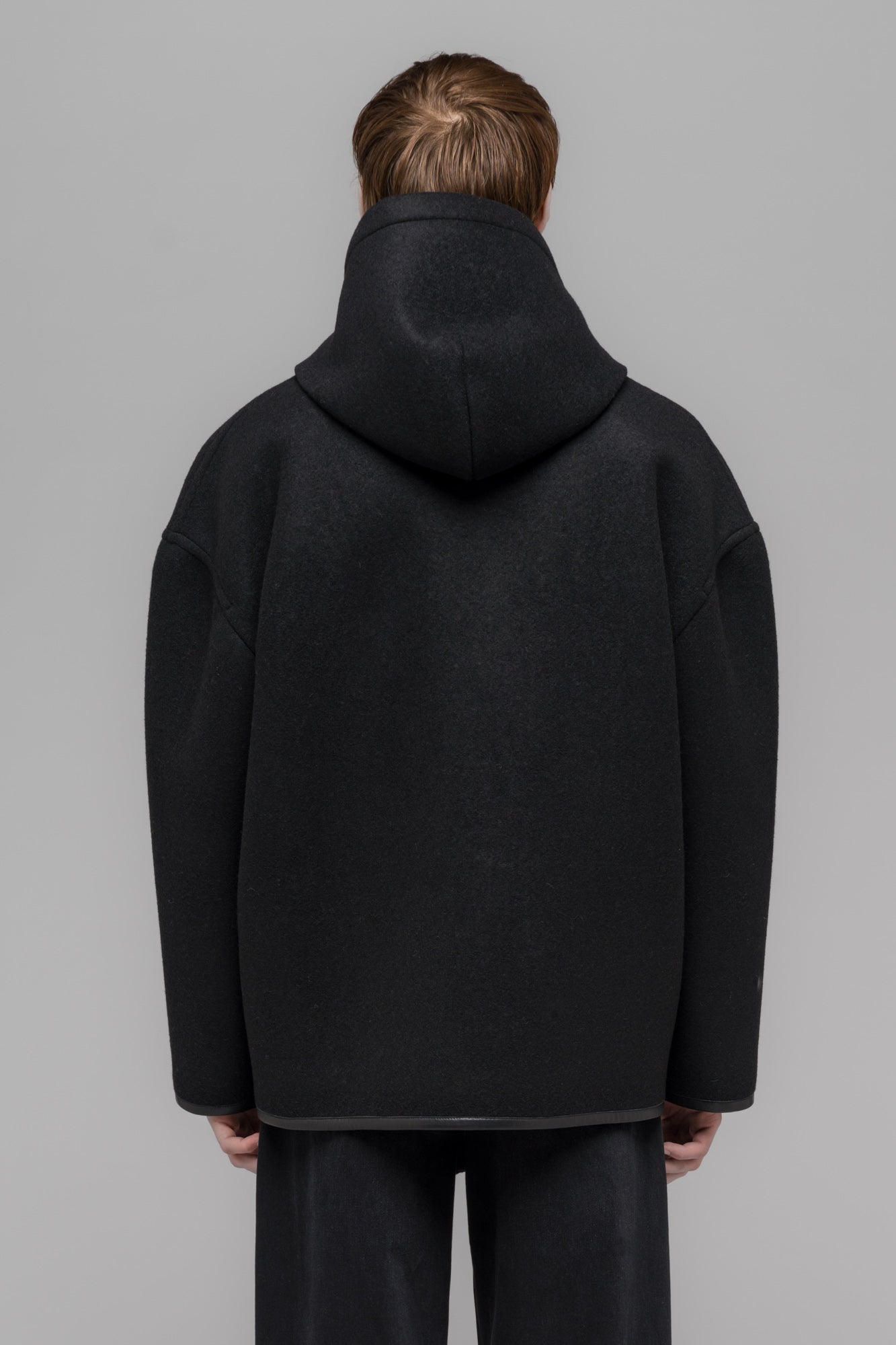 NEOPRENE ZIP UP HOODED JACKET