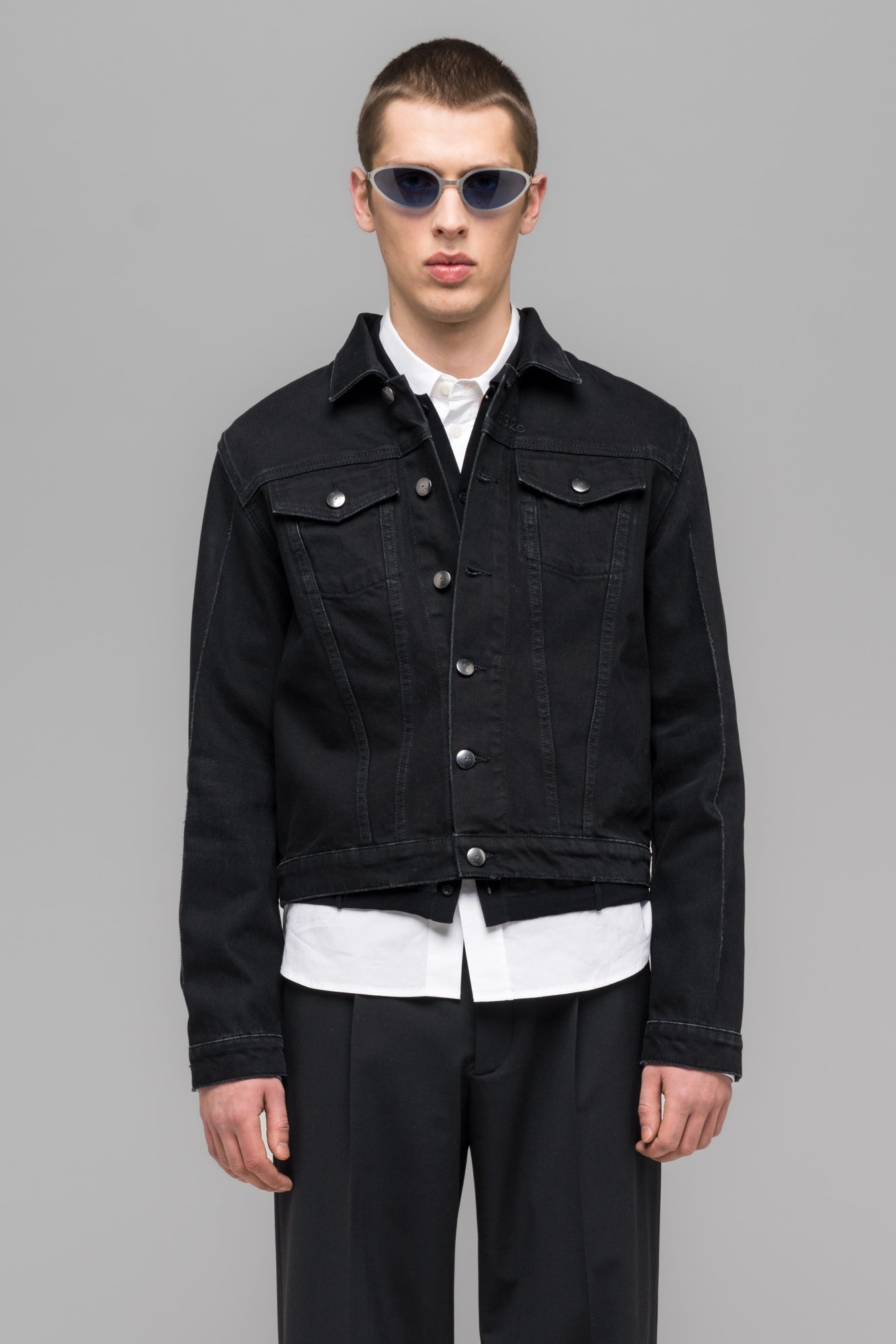 "DOWN TO EARTH" BOXY DENIM JACKET