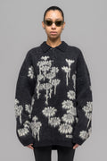 "MELTING DAISIES" KNIT LS POLO SHIRT