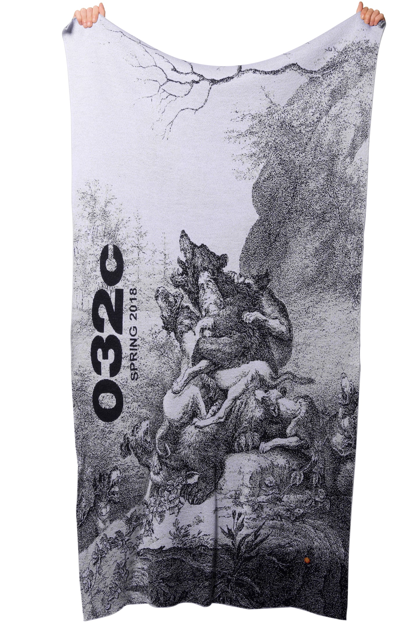 032c WWB Bärenhetze Throw Blue - 032c