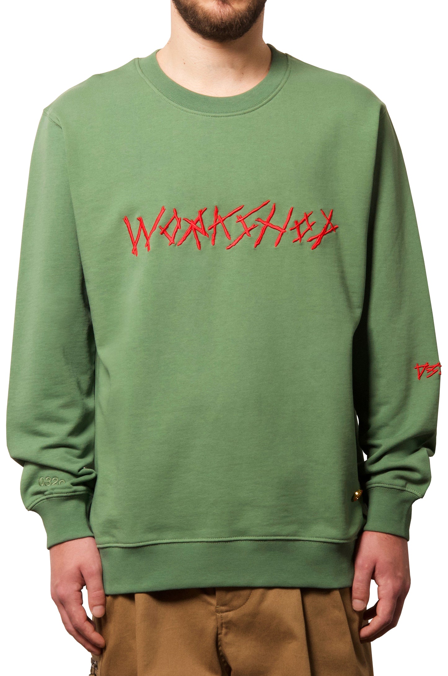 032c WWB Sweatshirt Washed Hunters Green - 032c